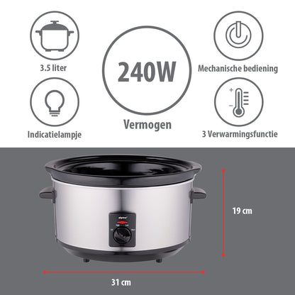 Slow Cooker 3.5L 240W