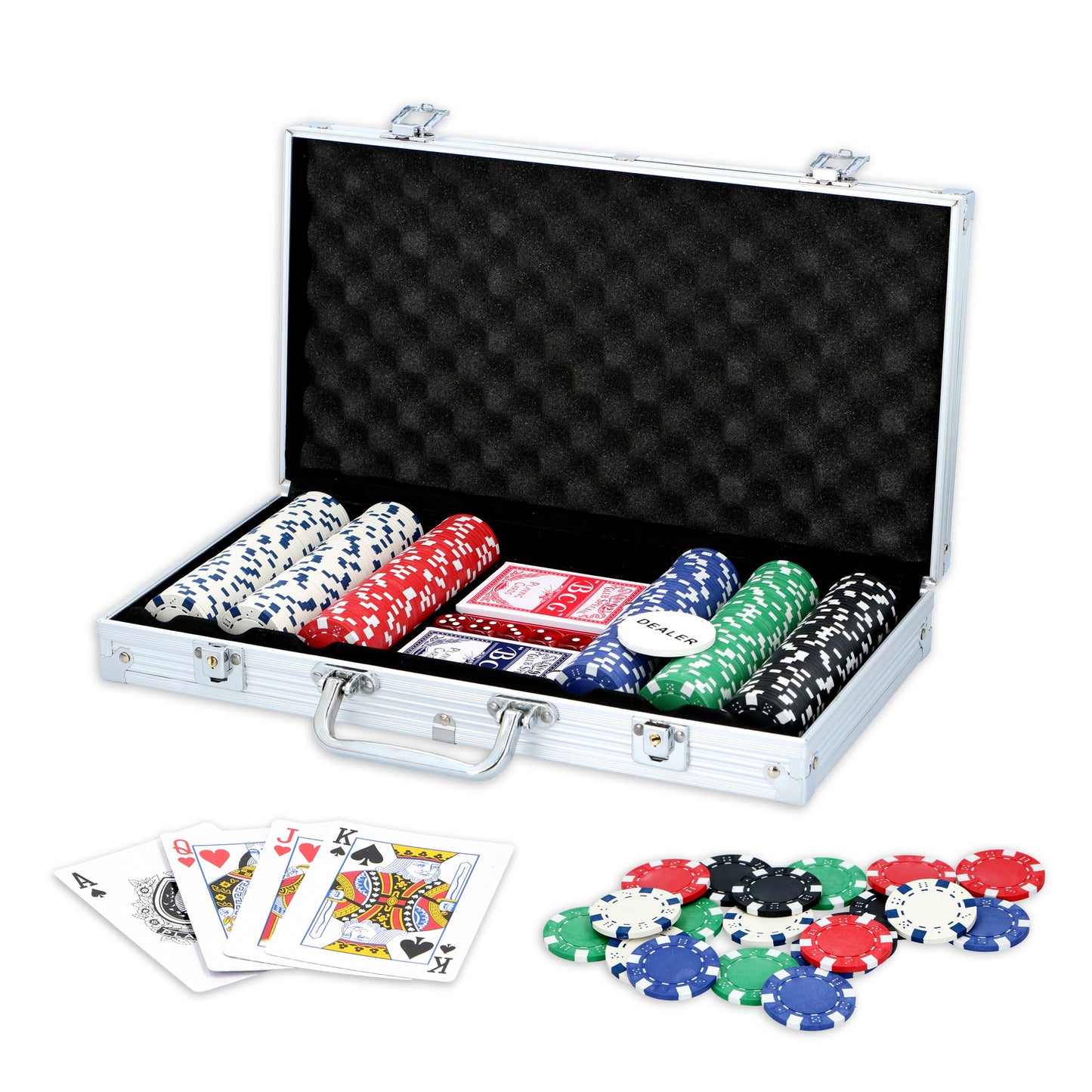 Poker Set 300 Stuks Met Koffer