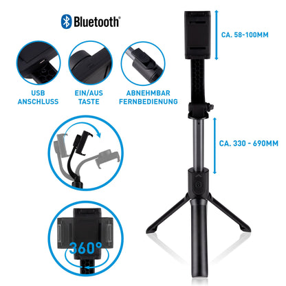 Selfie Stick Stabilizer Tripod