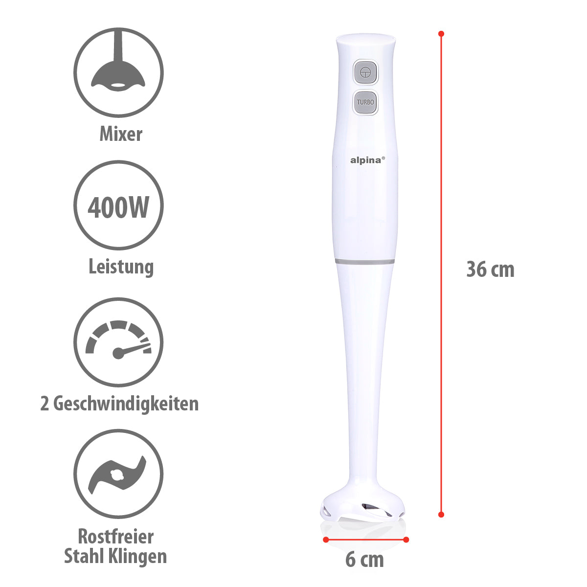 Mixer Hand 230V 400W