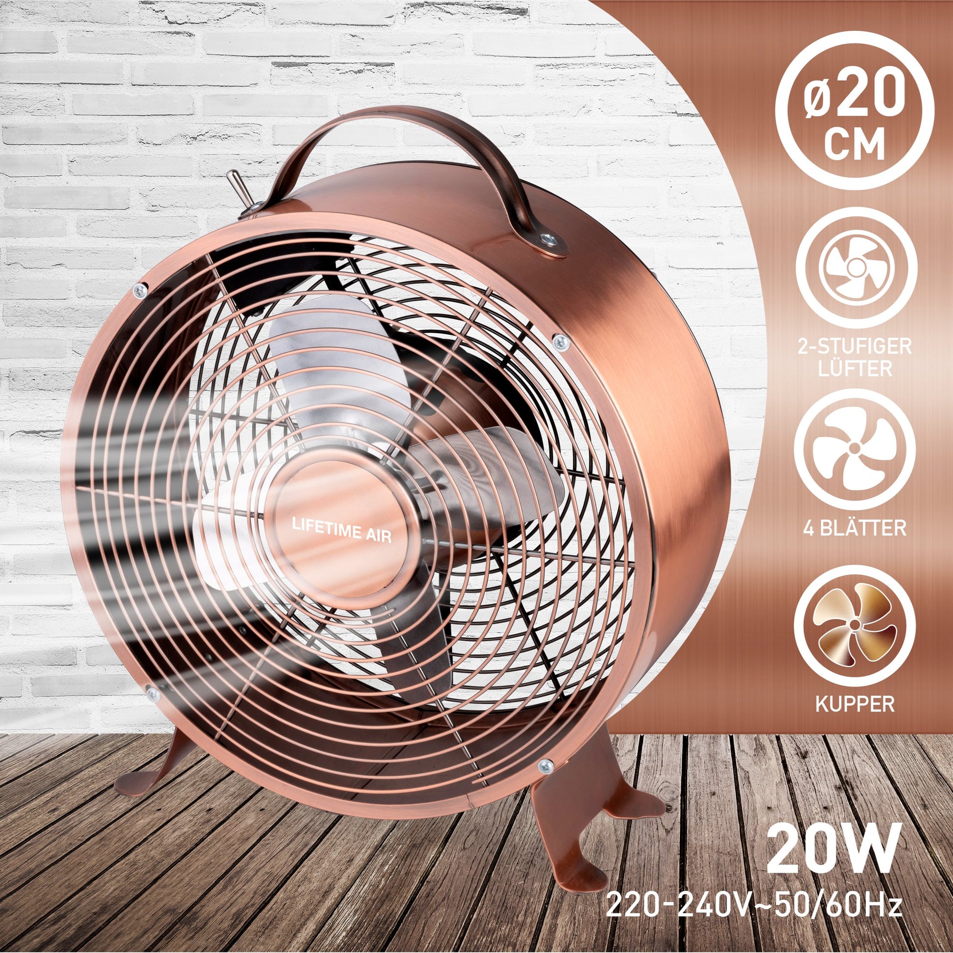 Table Fan 20Cm 20W 230V