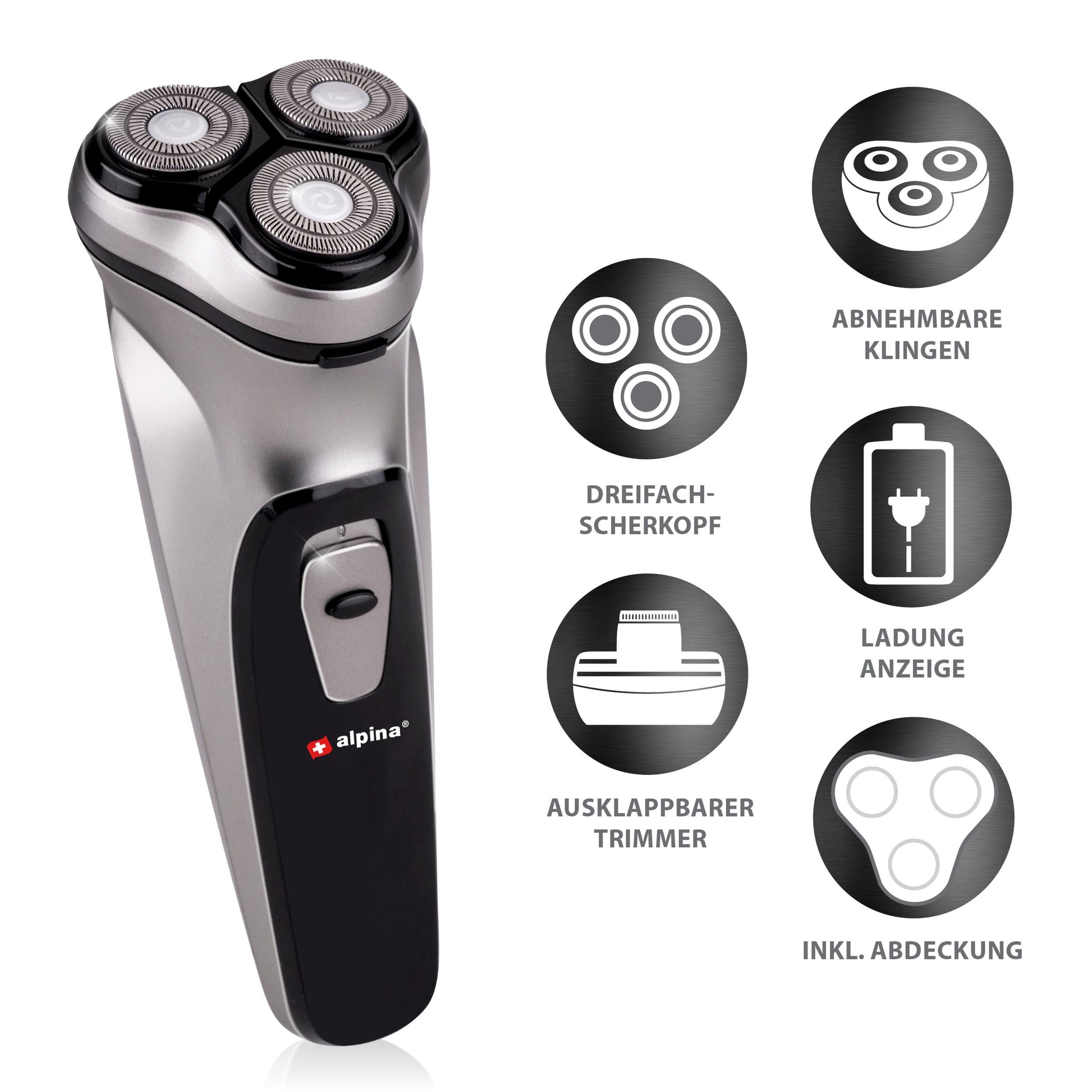 Shaver 3Head B/O Rechargable