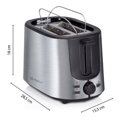 Toaster 230V Ss 1000W