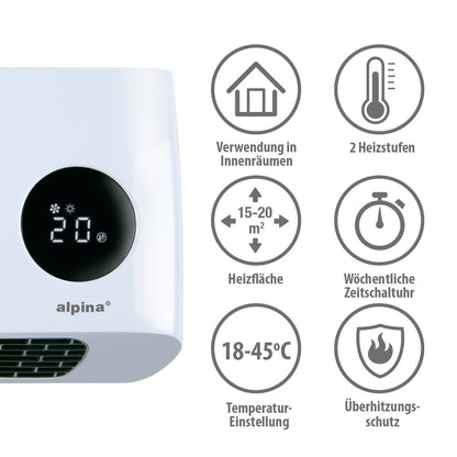 Ptc Heater Wall 1000/2000W