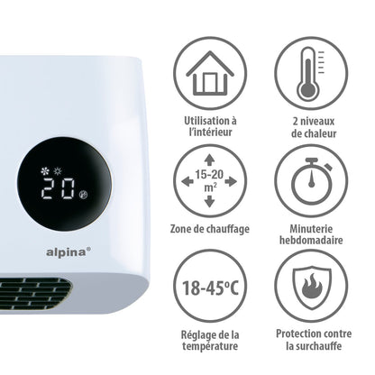 Ptc Heater Wall 1000/2000W