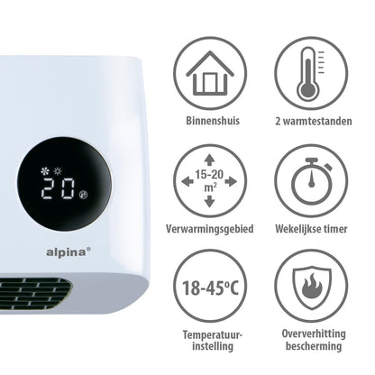Ptc Heater Wall 1000/2000W