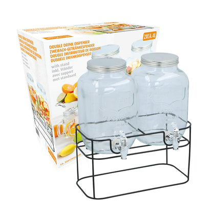 Drink Disp With Stand 4Lx 2Pcs