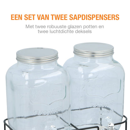 Drink Disp With Stand 4Lx 2Pcs