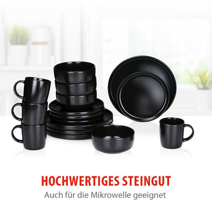 Dinnerware Set 16Pc Stoneware