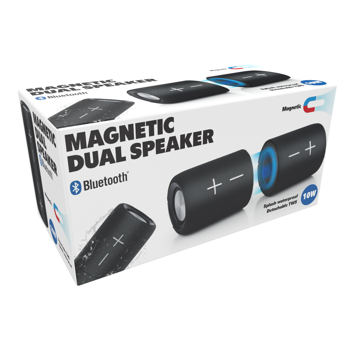 Magnetic Dual Speaker Bt