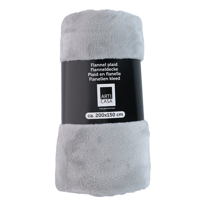 Plaid Flannel Light Grey