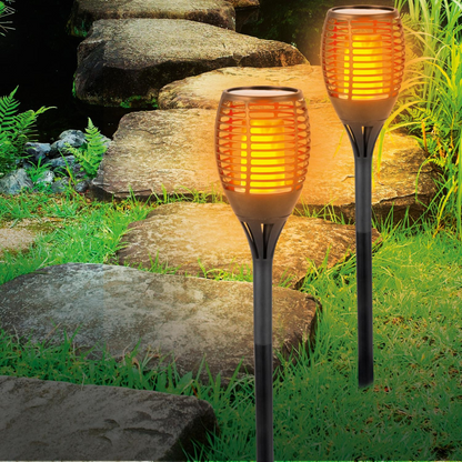 Solar Light Flame Effect Led