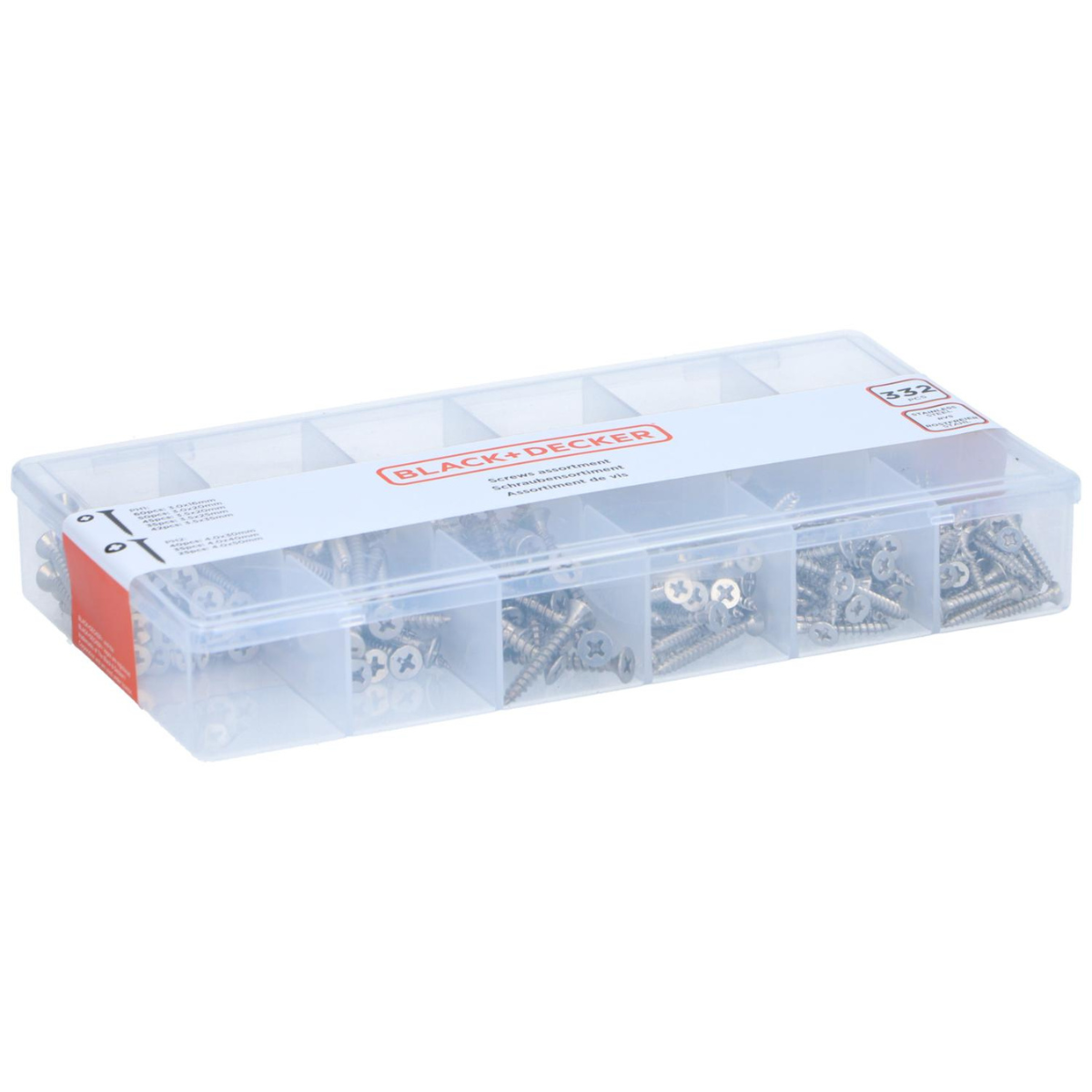 Chipboard Crosshead Ph Wood Screw Ass 332Pcs