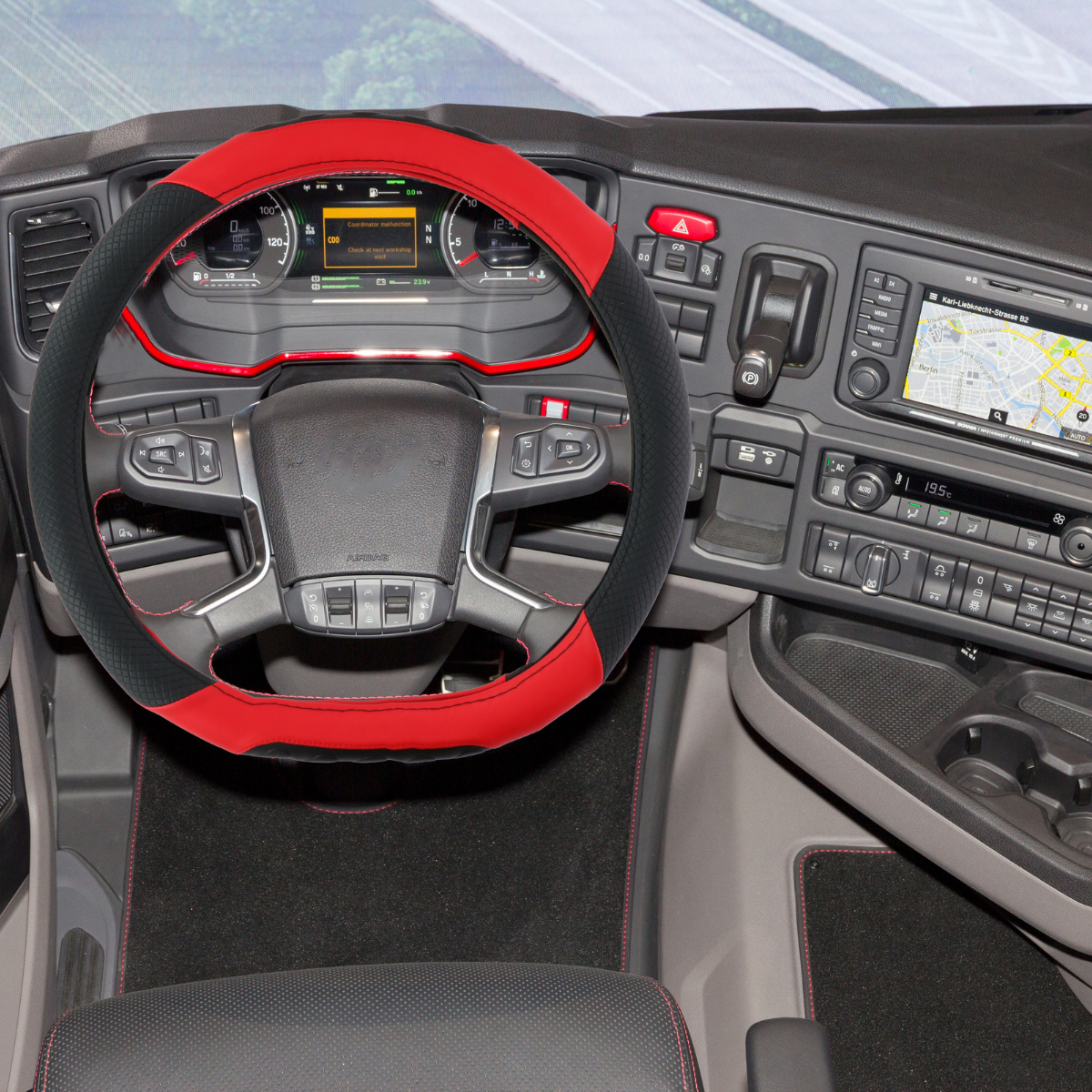Steering Wheel Cover 44-46 Pu