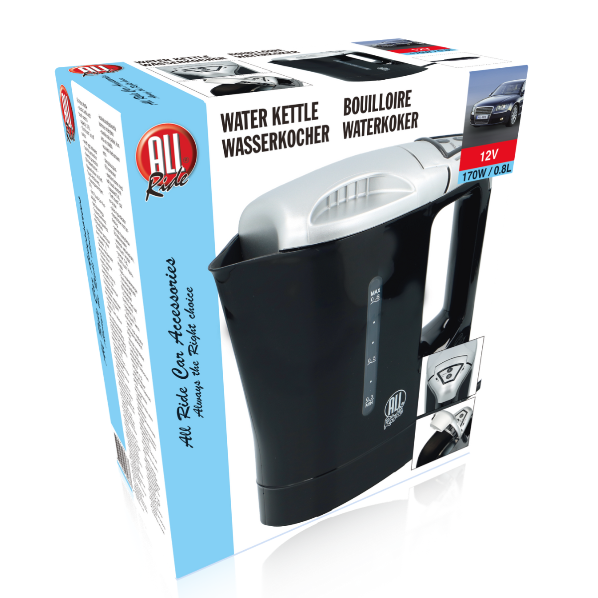 Water Kettle 0,8Ltr 12V 170W