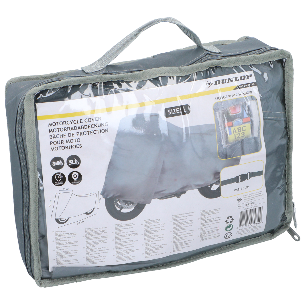 Motorhoes 228 X99 X 124 Cm