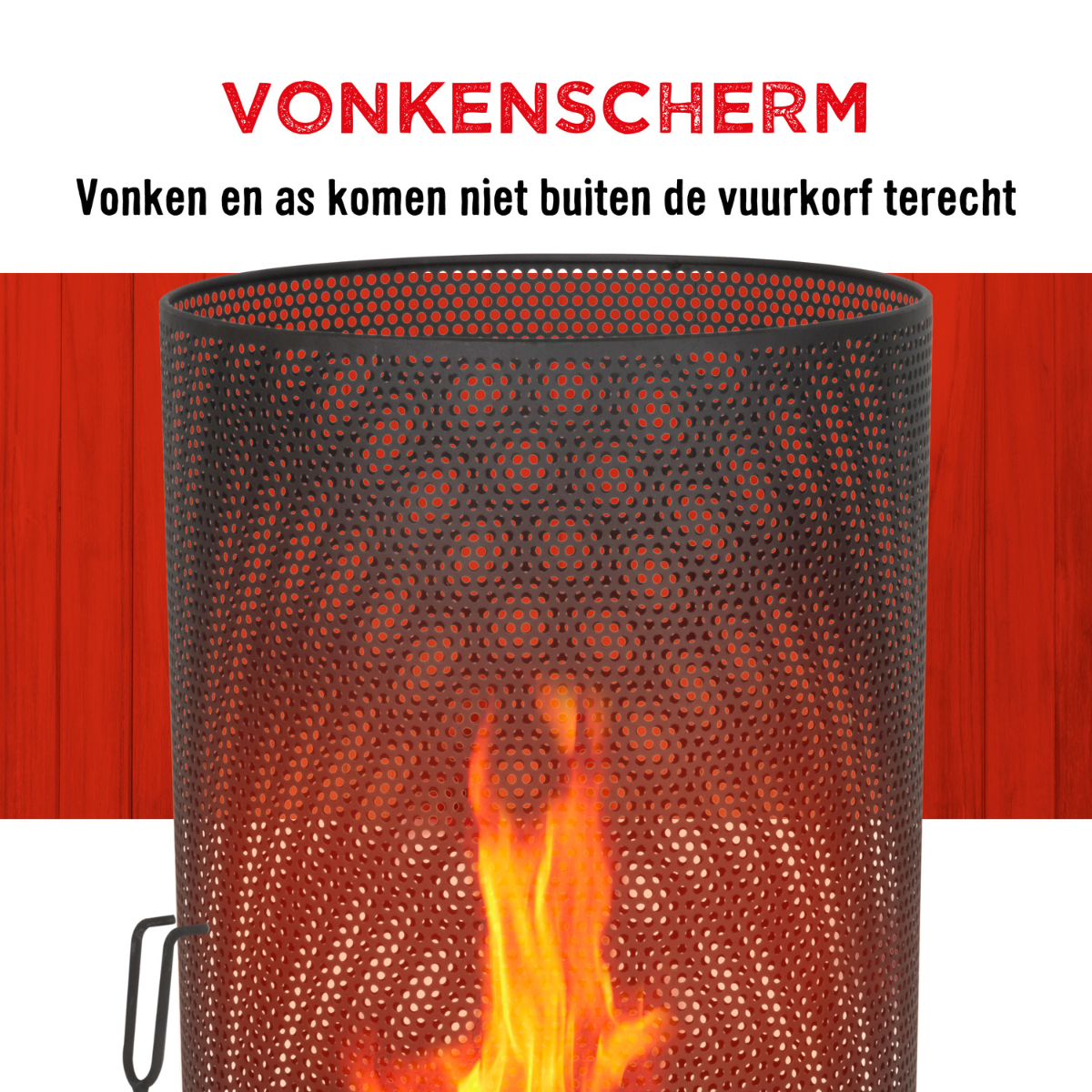 Fire Basket D44,5X72,5Cm Mt