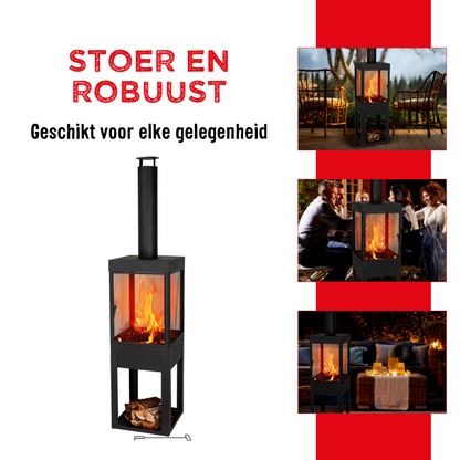 Fire Basket 47X44X194Cm Mt