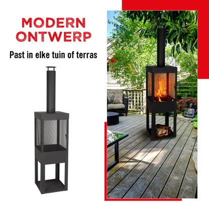 Fire Basket 47X44X194Cm Mt