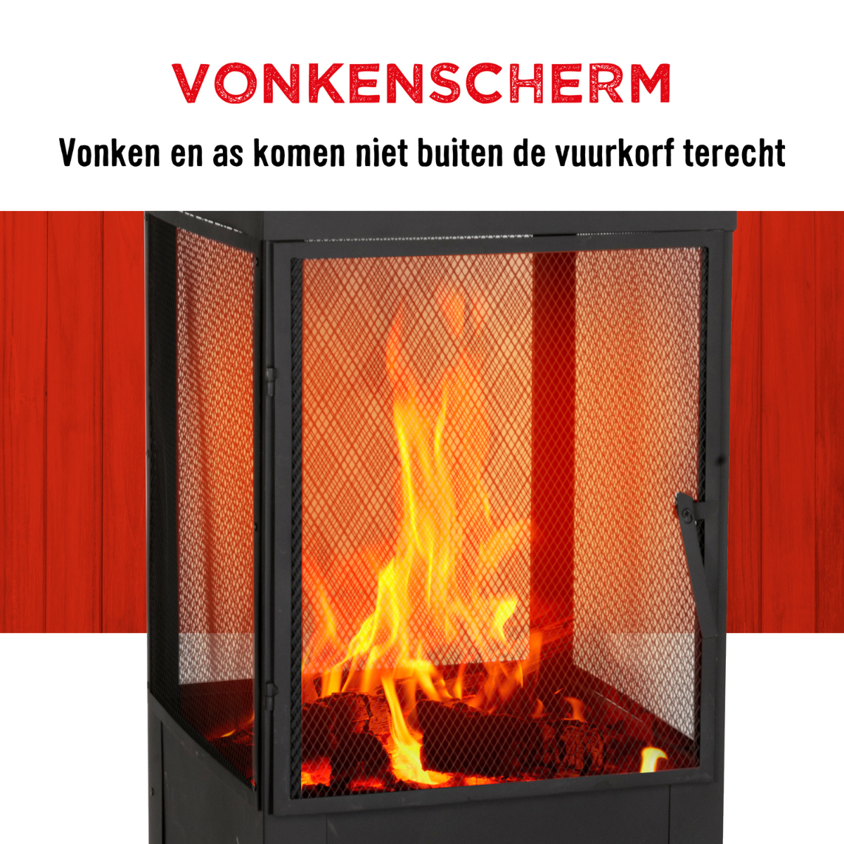 Fire Basket 47X44X194Cm Mt