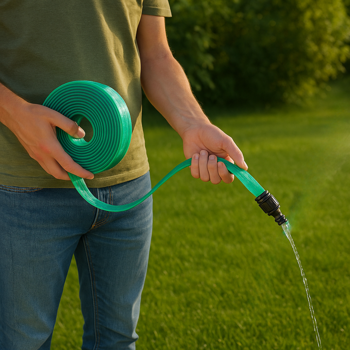 Platte Sproeislang Van 25M