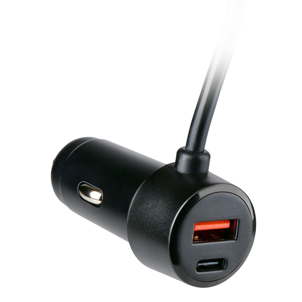 Car Charger 12-24V Usb A+C W/Hub