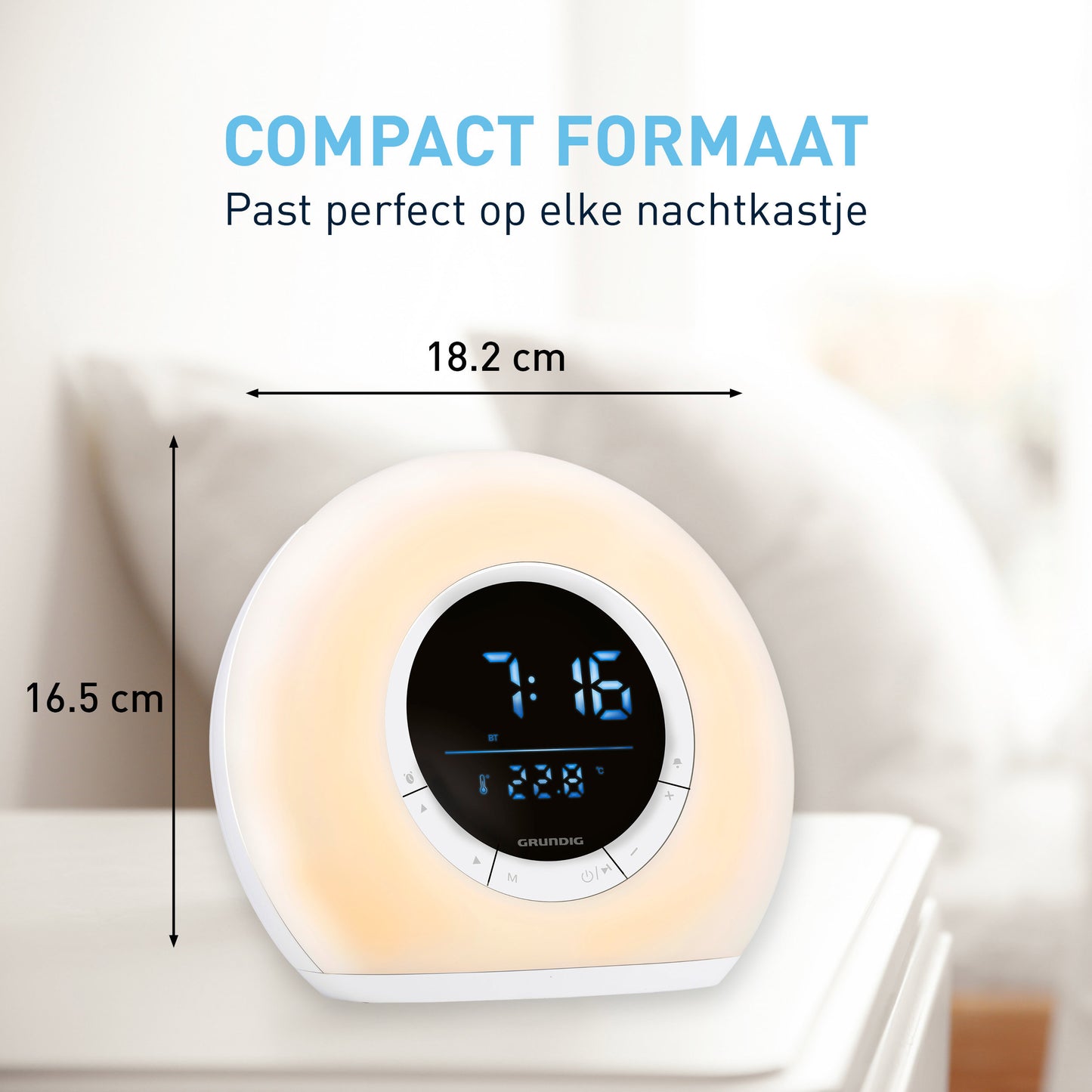 Wake-Up Light Wekker Met Radio