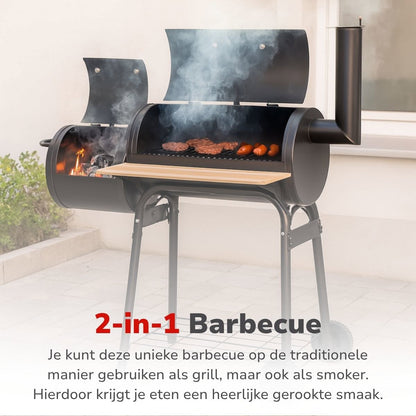 Smoker Barbecue 2 In 1