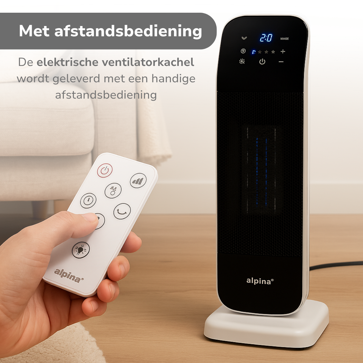 Heater Tower 230V 2000W Ptc