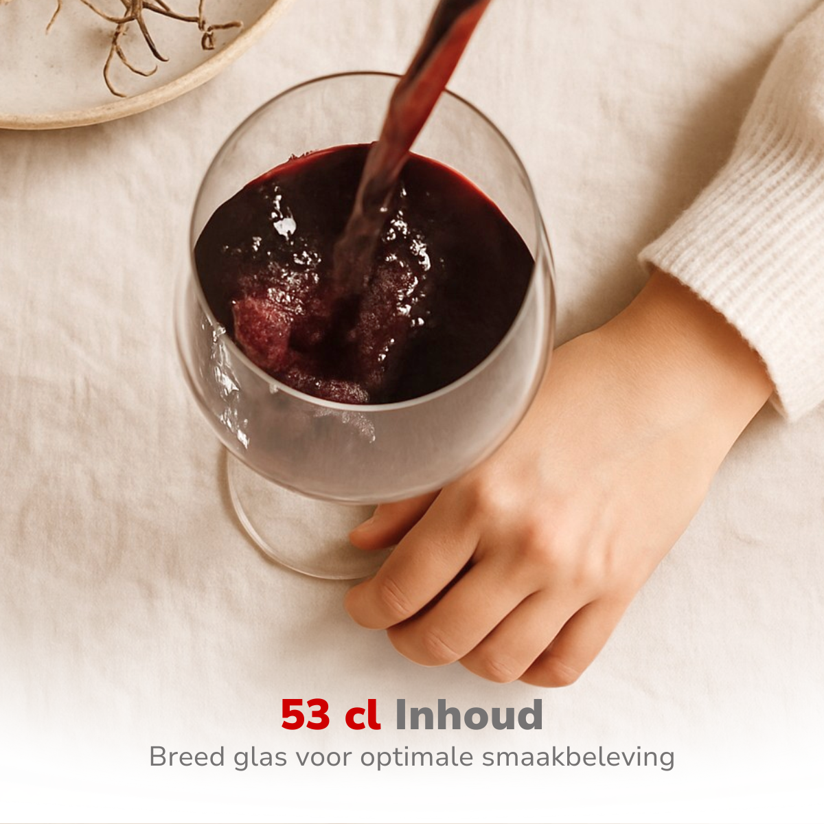 Wineglass 53Cl  Gl 6Pcs