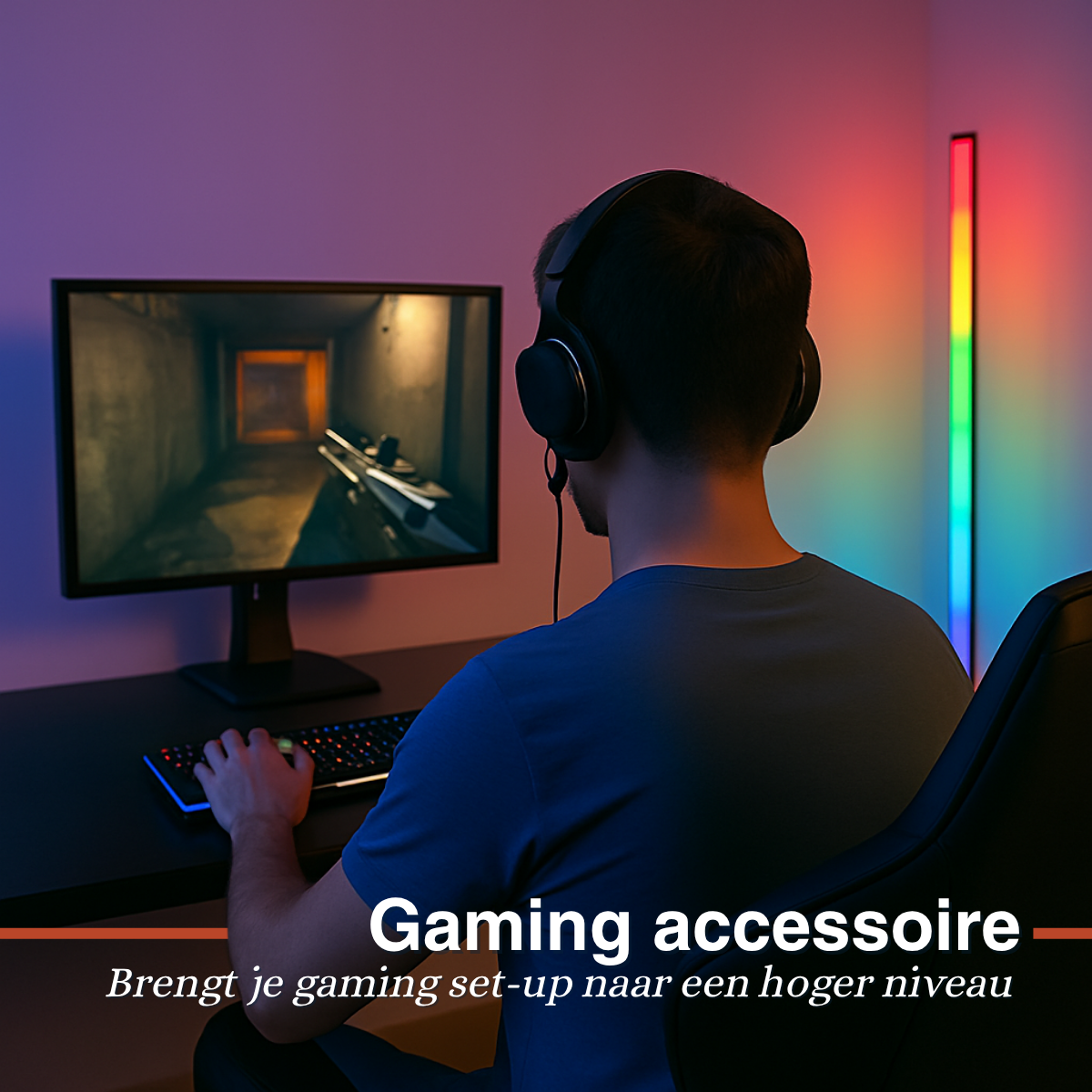 Hoeklamp 230V Rgbww 6W Muziek