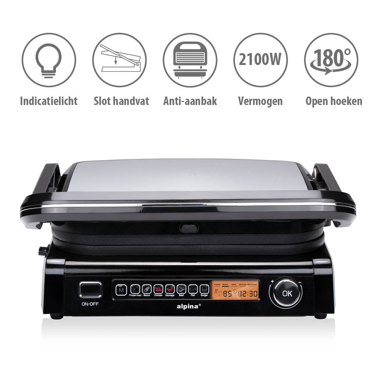 Contact Grill 230V Ss 2100W