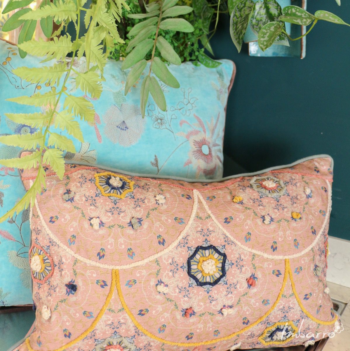 Cushion Leila - Vintage Bohemiam Chic - 33X50 Cm - Imbarro