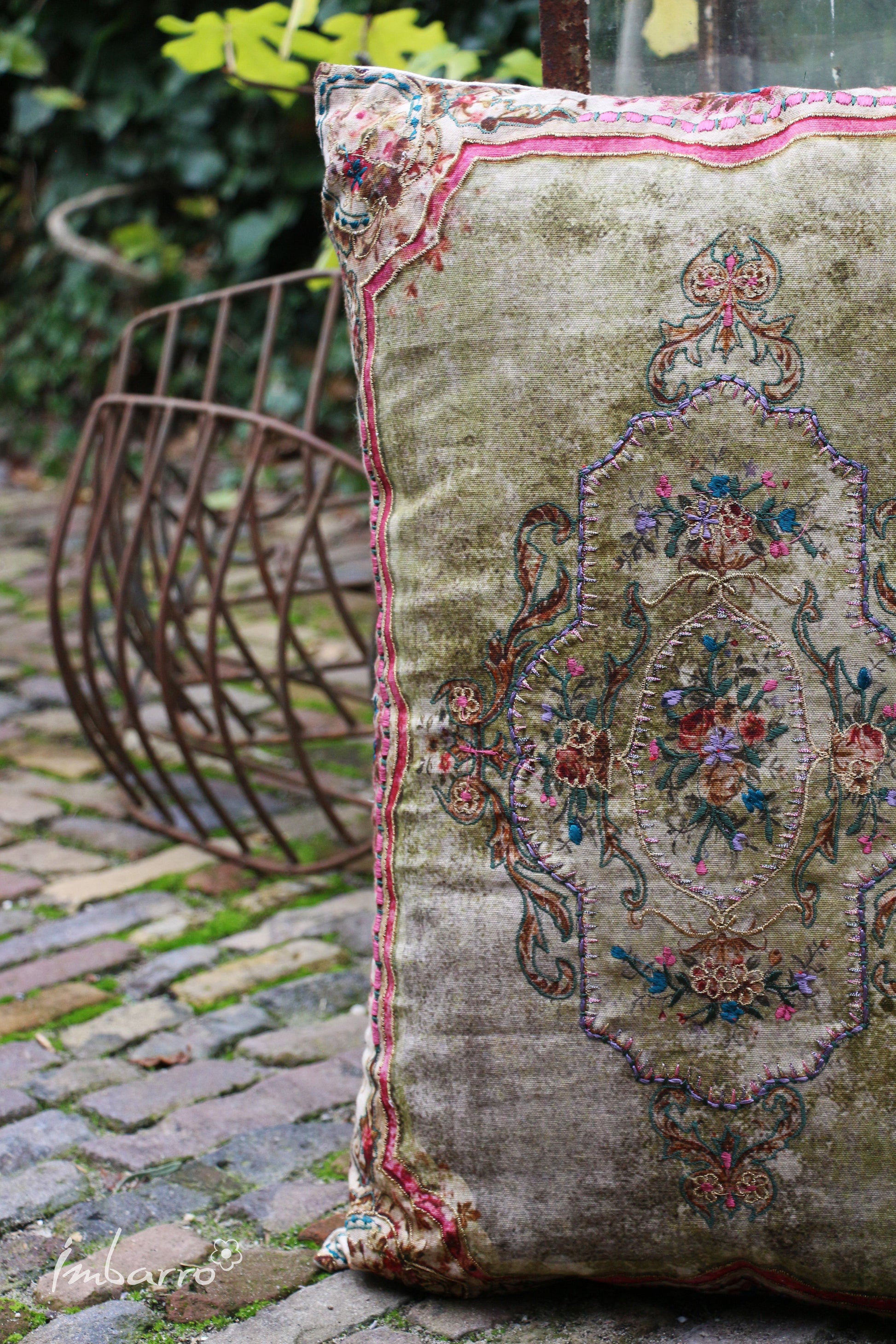 Cushion Avery - Vintage Bohemiam Chic - 40X60 Cm -  Imbarro