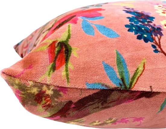 Cushion Paradise  Large Old Pink - 40X60 Cm - Velvet -  Imbarro