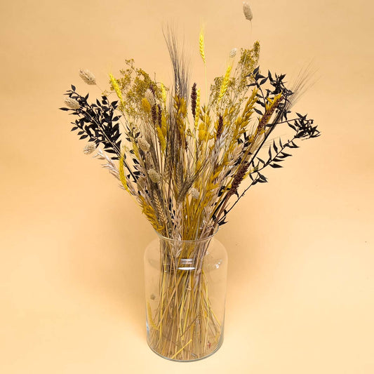 Bouquet Of Dried Flowers - Yellow