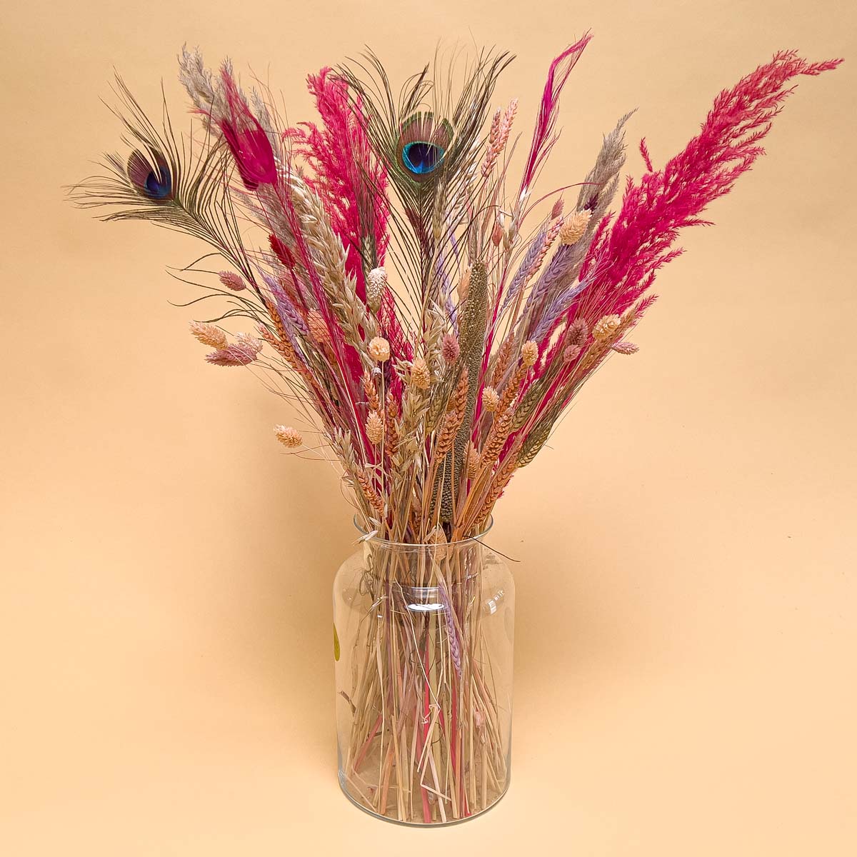 Bouquet Of Dried Flowers - Pink Festival
