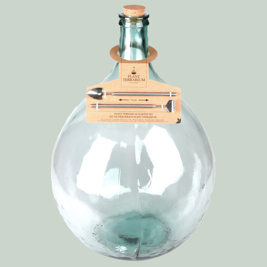 Terrarium Bottle 55 Litre Set - 66 Cm High - Diy Sealed Terrarium Kit