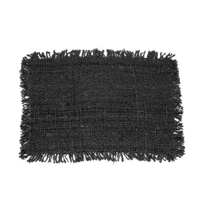 The Oh My Gee Placemat - Black Navy - Set Van 4