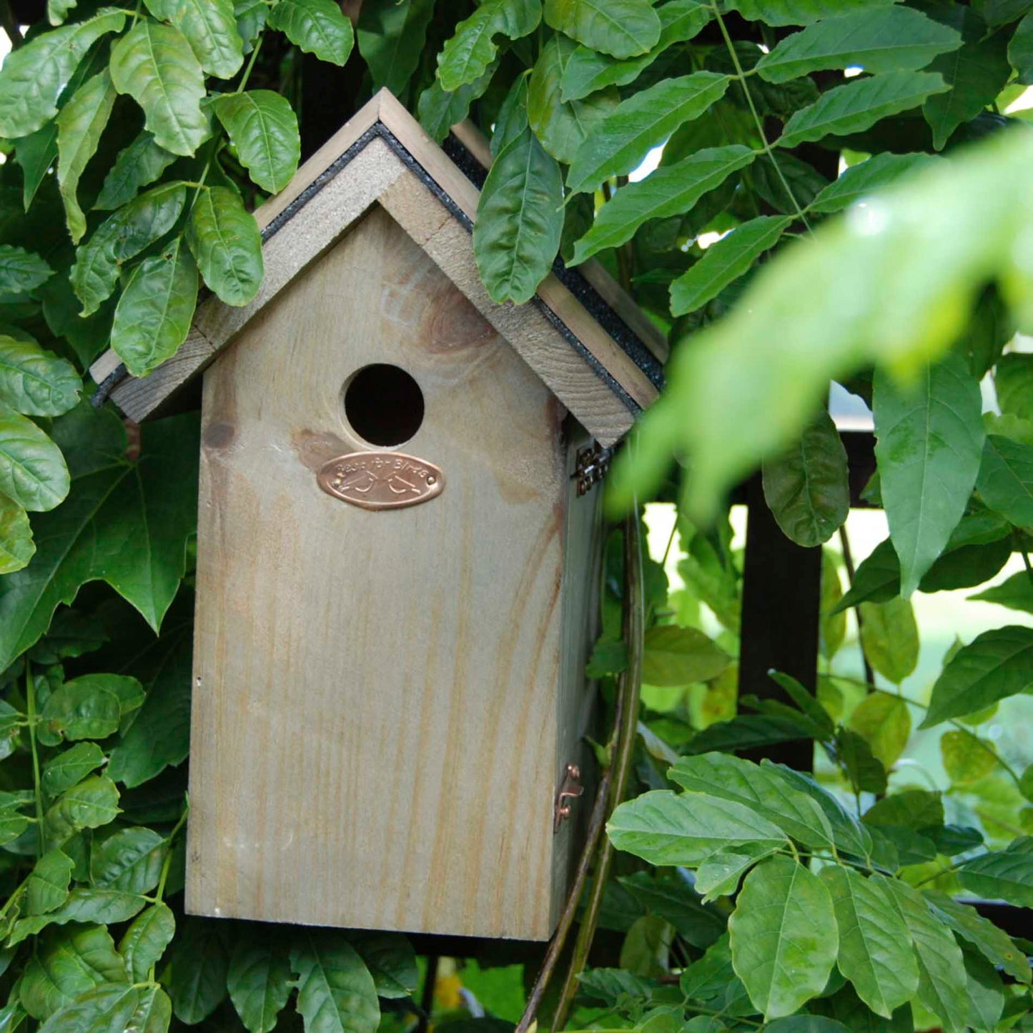 Blue Tit Birdhouse - Nesting Box - Bitumen Roof