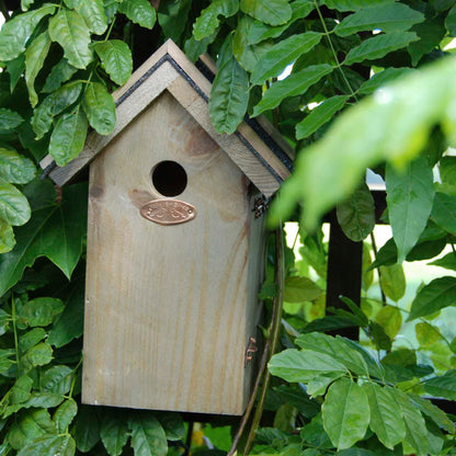 Blue Tit Birdhouse - Nesting Box - Bitumen Roof