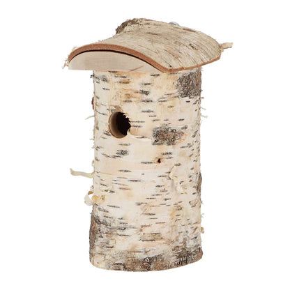Blue Tit Birdhouse - Nesting Box - Birchwood