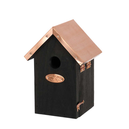 Winter Wren Birdhouse - Nesting Box - Black Copper