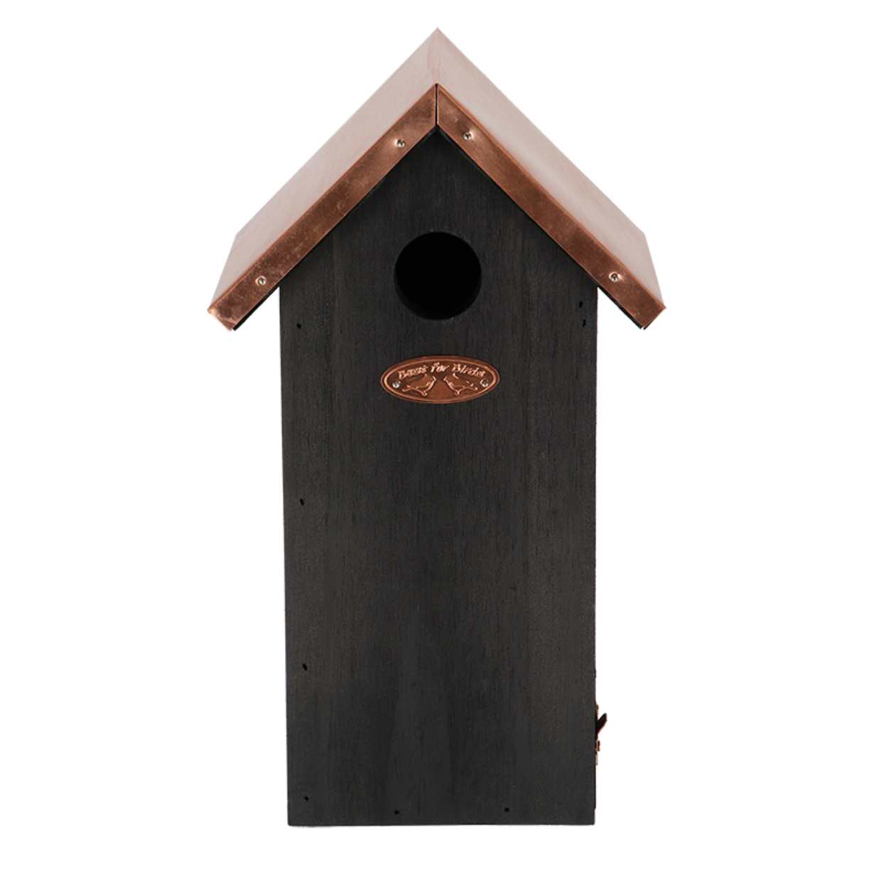 Great Tit Birdhouse - Nesting Box - Black Copper
