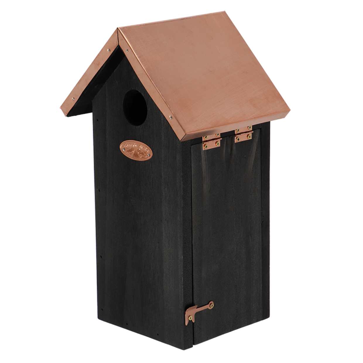 Great Tit Birdhouse - Nesting Box - Black Copper