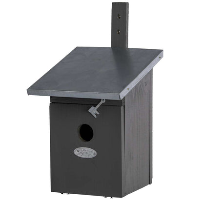 Great Tit Birdhouse - Nesting Box - Gray
