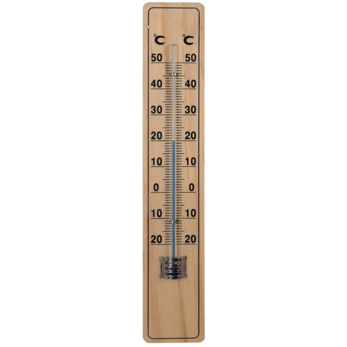 Hendrik Jan Outdoor Thermometer – Beechwood, 20 Cm