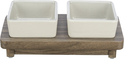 Trixie Voerbak Hond Set Citystyle Keramiek Grijs / Bruin