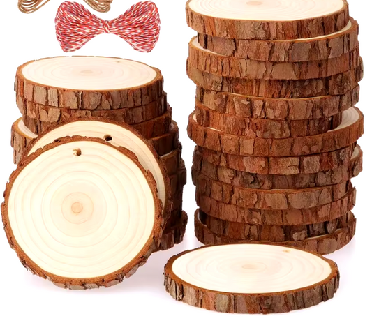 Natuurlijke Hout Plakjes Craft Hout Kit